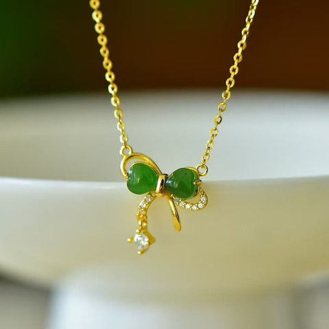 10868 Kalung Pita Jasper Alami 925 Pengaturan Perak Ukuran 5 * 5mm Giok baik-baik saja dan hangat, gaya yang indah sudah termasuk pajak pengiriman.
