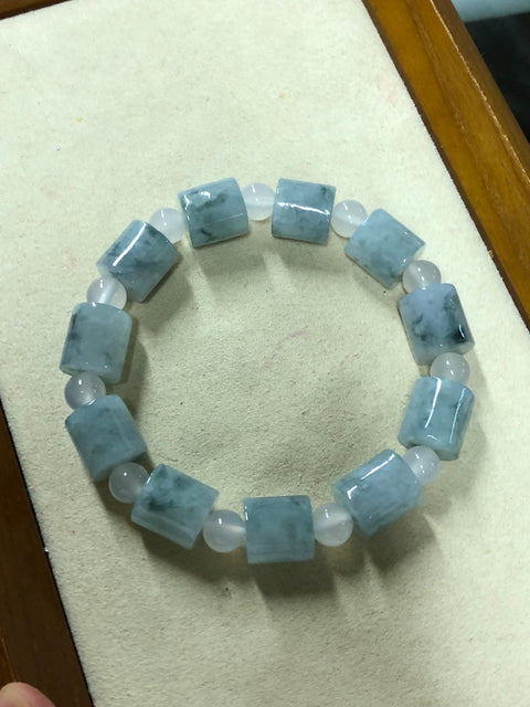Baru ...... ...... Alegori String Manik-manik Silinder Bunga Terapung Es Jadeite Alami Lu Lu Fa Lu Lu Tong &nbsp; Ukuran sekitar 13 × 12㎜ Manik-manik Silinder &nbsp; Harga Khusus Sangat Rendah Termasuk Pajak Pengiriman