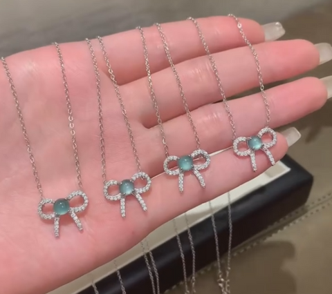 Kalung Pita Jadeite Guatemala Alami 925 Rantai Pengaturan Perak Gaya One Piece Termasuk Pajak Pengiriman