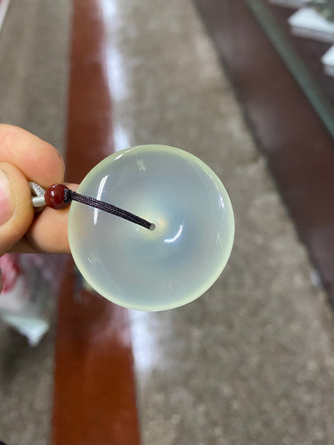 Liontin Perdamaian: Liontin Bunga Es Giok Cui Alami, Liontin Bunga Es Ukuran: 37.9✖️10.2mm Sudah termasuk ongkos kirim dan pajak.