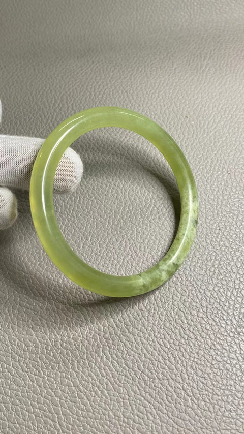 Giok Cui yang Indah, Gelang Garis Kecantikan, Kaliber Cocok untuk 59-61mm Ukuran 60.5mm Penawaran Khusus Giok adalah semua yang terjadi secara alami Pola adalah acak Termasuk Pajak Pengiriman