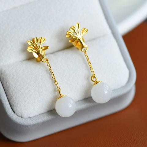 Set Giok Hetian Alami 5269-2 Kalung 20 * 20mm 1057 Cincin 10 * 10mm 2258-2 Anting-anting 8 * 8mm Sudah termasuk pajak pengiriman