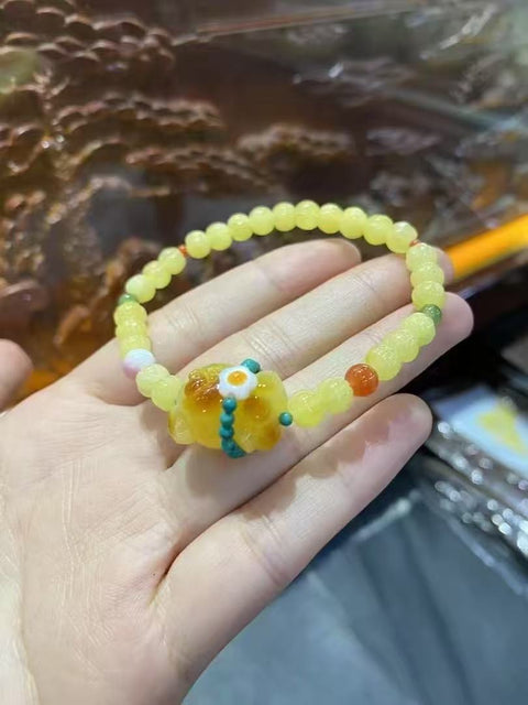 Gelang beruang lilin lebah desain asli Hanya tersedia dua buah Hanya tersedia dua buah Warna dan gaya yang indah Termasuk pajak pengiriman.