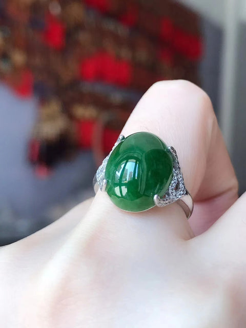 Butik cincin jasper alami murni bertatahkan perak 925 yang simpel dan modis, ukuran dapat disesuaikan, bahan yang sangat baik ❗️ spesifikasi 16 ✖️12mm Sertifikat Inspeksi Nasional Sudah termasuk pajak pengangkutan!